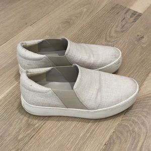 Vince linen shoes. Worn once, size 7.